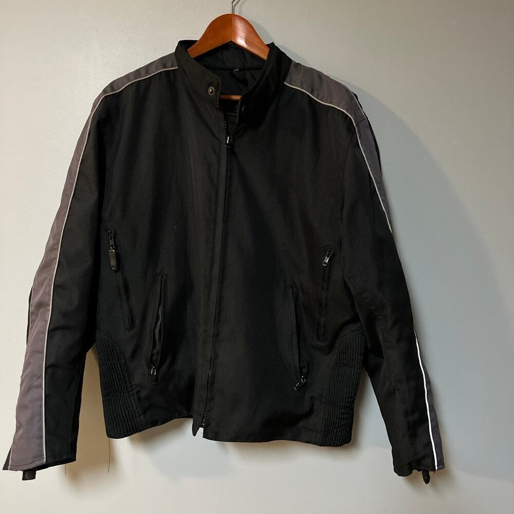 Adult Size L Nexgen Motorcycle Jacket Waterproof fabric Has gray/silver accent s
